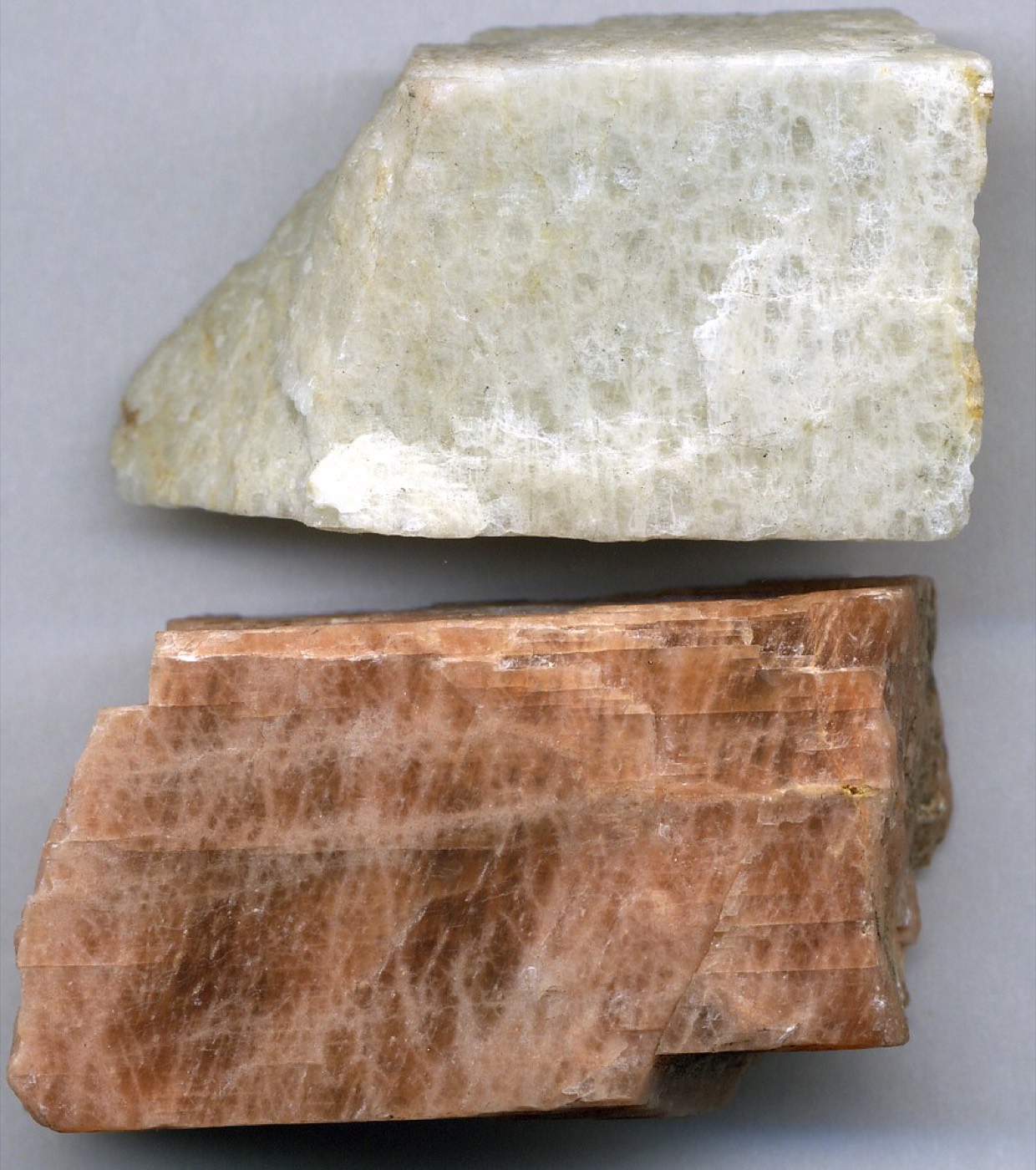 Potassium feldspar specimens